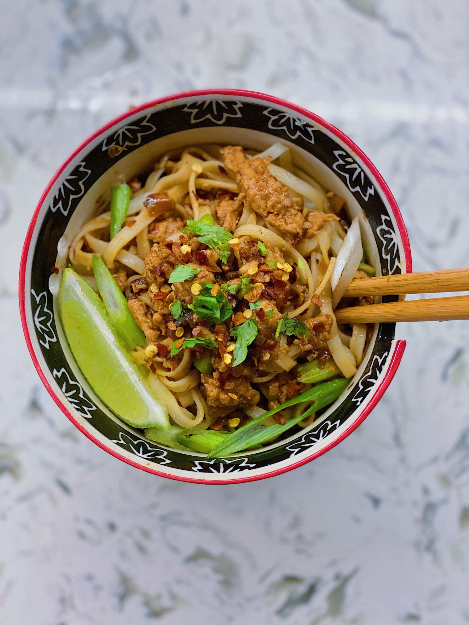 Dan-Dan Noodles with Homemade Hoisin Sauce - Spice Professors